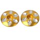 thumbnail image 1 of Reemplazo de cubiertas superiores de auriculares con vástago sin rosca 2X, aleación de aluminio , dorado shamjiam Auriculares para bicicletas Top Cap, 1 of 6
