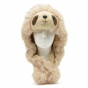 17" Soft & Cozy Sloth Lined Winter Hat With Ear Flaps - | Unipak