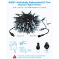 thumbnail image 2 of Cadena de luces LED PIXEL ALITOVE WS2811 RGB de 12 V, 10 m, IP68, 2 of 6