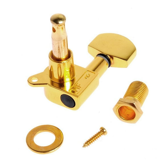 Golden Alloy Guitar Tuners with Heavy for Steel String Instruments 6 Pcs