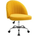 thumbnail image 6 of Furmax Home Office Chairs  with Adjustable Height,  Comfortable Swivel Rolling Chair for Office Study Bedroom Living Room, Yellow, 6 of 6