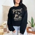 thumbnail image 6 of Fantasy Readers Society Sweatshirt - Vintage Romance Readers Sweater, Bookish Crewneck, 6 of 6