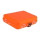 thumbnail image 2 of Caja de aparejos de pesca, contenedor de almacenamiento de anzuelos y señuelos, divisores extraíbles, ligero, naranja, 2 of 9