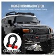 thumbnail image 3 of D-Ring Shackle 5/8" - 4 Pack, 13 Ton Alloy Steel, Screw Pin, Heavy Duty Towing - Jeep, Truck, Off Road Recovery, 3 of 7