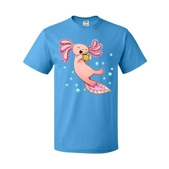 Inktastic Cute Axolotl Loves Tacos T-Shirt