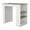 White / Macadamia, variant on Depot E-Shop Kitchen Island, Kitchen Bar Table with 3-Side Shelves, Black / Ibiza Marble