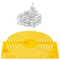 thumbnail image 6 of Multifunctional Durable Architectural Design Drawing Template Hollow Geometric Ruler (4352), 6 of 10