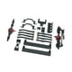 thumbnail image 4 of Kit de actualizaciones 1/16 RC, conjunto de eje delantero y trasero, torre de choque delantera y trasera, soporte de Servo de dirección para vehículos negro, 4 of 7