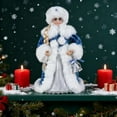 thumbnail image 4 of Russian New Year Snow Maiden Christmas Figurine with Exquisite Embroidery for Indoor Decoration in Homes, Kindergartens, and Malls, 4 of 9