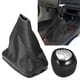 thumbnail image 2 of 6 Speed Gear Shift Knob Leather Gaiter Boot Cover Case Lever Shifter for SAAB 93 9-3 2003-2012, 2 of 4