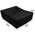 thumbnail image 3 of 600d 39x34x19cm Cm Printer Dust Cover, Covers Inkjet Or Laser Printers-black, 3 of 3