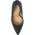 thumbnail image 2 of Lauren Lorraine Susan Black Multi Sparkling Glitter Pointy Toe Stiletto Pump (9), 2 of 7