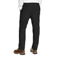 thumbnail image 2 of Eddie Bauer Mens Fleece Lined Pants  Water Resistant, Lightweight Stretch Fabric, Zipper Pockets (Black/30W x 29L), 2 of 7