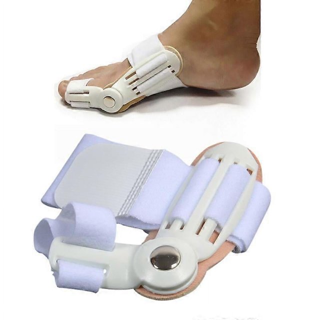 2X Orthopedic Toe Bunion Corrector Straightener Splint Support Flexible Strap