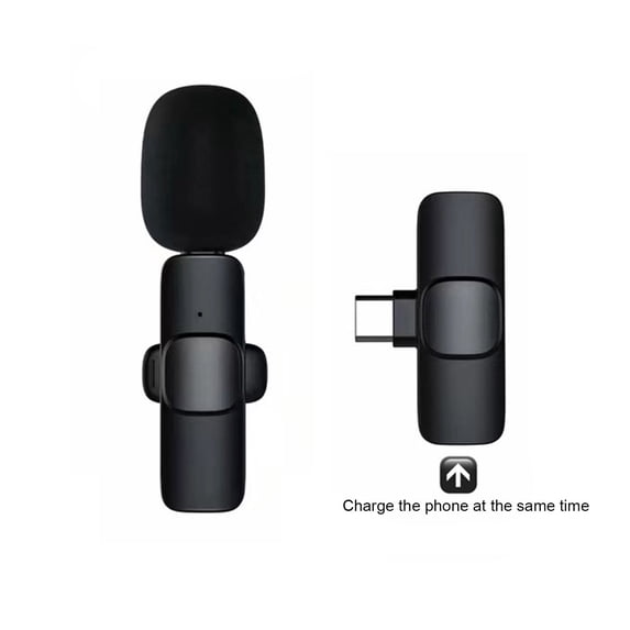 CreativeArrowy Microphone Studio Gaming E For Computer Lapel Clip With Reverse Charging Electronic Product Accessories Lavalier Wheat