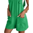 thumbnail image 4 of Keeccty Women Casual Fashion Suspender Shorts Square Neck Jumpsuit Overalls, 4 of 4
