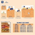 thumbnail image 3 of 50"x60" Blanket Throws Gift for Kids Boys Girls Plush Lightweight Sheet Funny Food Stuffed Super Soft Flannel Blankets Men Women Bedding for Party Couch BedPoster, 3 of 9