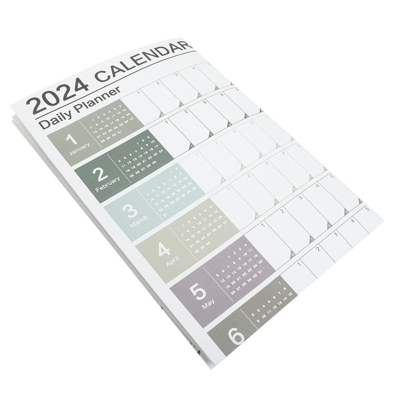 1 Set Yearly Wall Hanging Calendar 2024 Creative Planner Wall Calendar Daily Schedule Calendar - Walmart.com 1-set-yearly-wall-hanging-calendar-2024-creative-planner-wall-calendar-daily-schedule-calendar-walmart-com