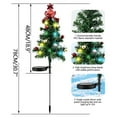 thumbnail image 3 of DPTALR Solar Christmas Decoration Light LED Christmas Tree Plug In Light Outdoor Garden Decoration Light, 3 of 9