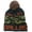Red, variant on Dallas Adult Size Camo Winter Knit Pom Beanie Hats (Green)