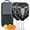 White-1, variant on Pickleball Paddles Set Of 2, Fiberglass Surface, Skull & Tatoo Style, 4 Balls & Bag