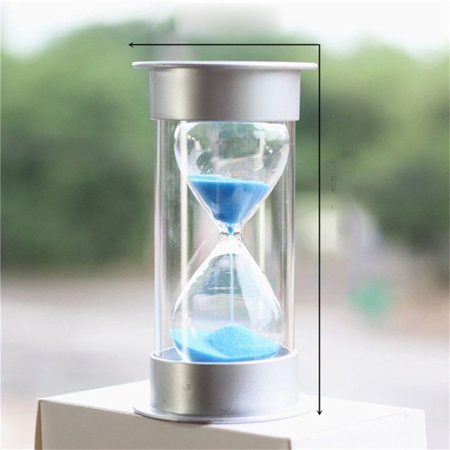 Practical Desktop Sand Clock Timer Children's Brushing Striking Hourglass