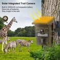 thumbnail image 2 of CAMPARK Solar Trail Camera 32MP 1080P Game Hunting Deer Camera with Night Vision Waterproof IP66 0.1s Tigger 120°Wide-Angle Trail Cam for Wildlife Monitoring, 2 of 10