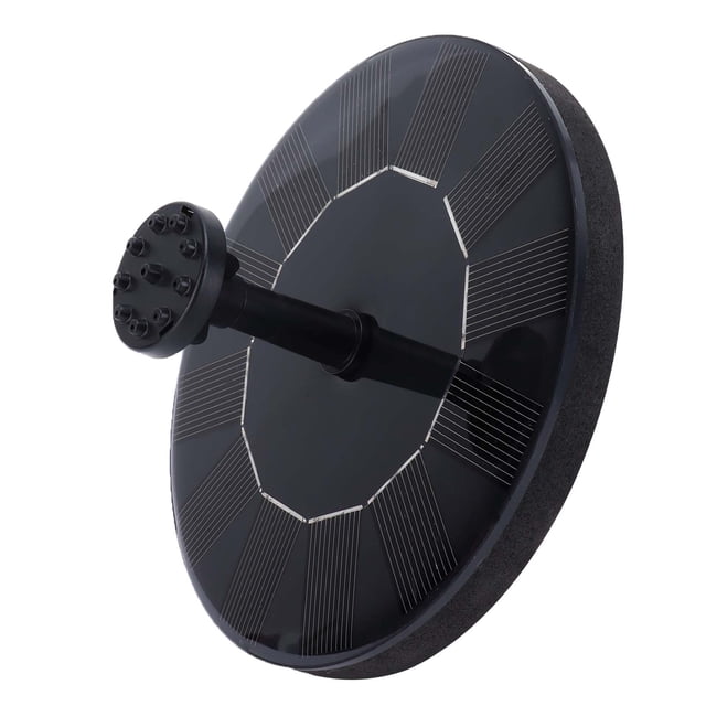 Fuente de Jardín ANGGREK Agua Sin Escobillas DC 7V Flotante 65cm Altura de Pulverización