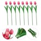 thumbnail image 5 of 8 piezas de tulipanes artificiales para decorar arreglos florales., 5 of 6