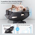 thumbnail image 4 of COSTWAY Relaxation02 Full Body Massage Chair, SL Track Zero Gravity Shiatsu Recliner with airbag Coverage, Bluetooth Speaker, Foot Roller, Heat Therapy, Thai Stretch, Auto Body Detector, 4 of 9