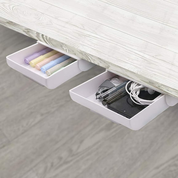 Organizador Caddy YOOUSOO de 2 cajones para almacenamiento debajo del escritorio