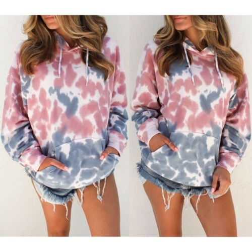 Sweat à capuche Femme Oversize Tie Dye Sweat Pull Tunisia Ubuy - Main Image