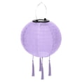 thumbnail image 3 of Lámpara Solar Linterna Nailon Impermeable para Festivales () Púrpura, 3 of 9