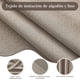 thumbnail image 4 of Cortinas Blackout Lino para Recamara - 100% Cortinas Blackout para Sala, con Ojales, Aislamiento Térmico y Acústico, 2 Paneles (Beige, 132 * 213cm),Beige, 4 of 14