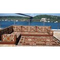 thumbnail image 2 of Turkish Floor Cushions Sofa, Arabic Majlis Seating Set, Brown Turkish Sofa Set, Modular U Shaped Sofa, Arabic Floor Cushions, Sofa Bed, 2 of 3