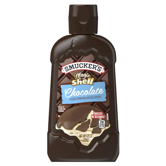 Smuckers Magic Shell Chocolate Flavored Topping 7.25Oz (2 Pack)