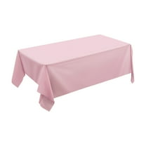 Thick Disposable Peva Rectangle Tablecloth, Thick Table Cover For Party Birthday Wedding Picnic Home Gatherings, Easy Clean Tear Resistant And Convenient Disposable Table
