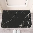 thumbnail image 3 of Upgrade Your Bathroom with Color&Geometry's Quick-Dry Black Bath Mat - Absorbent Non-Slip 17x30, 3 of 6