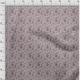 thumbnail image 4 of oneOone Polyester Spandex Light Gray Fabric Floral Fabric For Sewing Printed Craft Fabric By The Yard 56 Inch Wide, 4 of 5