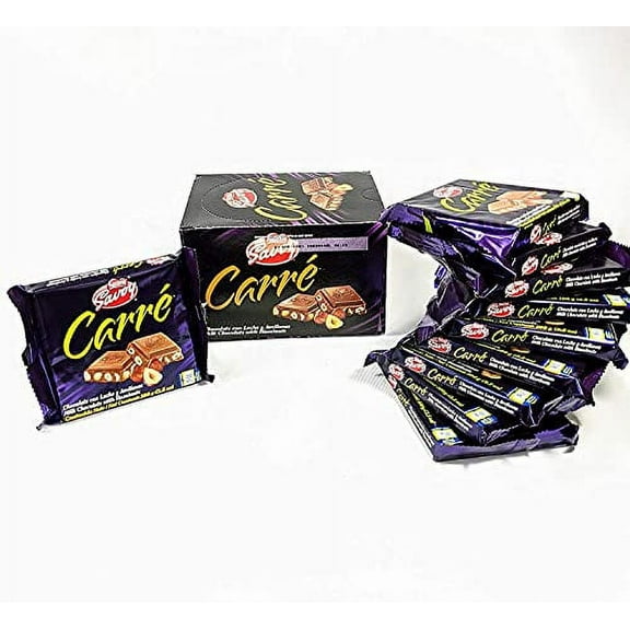 Nestl? Savoy Carr? Milk Chocolate with Hazelnuts - 100g each bar (10 bars TOTAL)