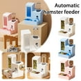 thumbnail image 2 of 2 in 1 Rabbit Food Water Dispenser, Rabbit Water Bottle Leak-Proof, Food Dispenser for Hamster, Automatic Bunny Feeder, for R-abbit Ferrets Guinea Pigs Small Animals, 2 of 8