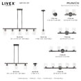 thumbnail image 6 of 17233-46 Livex Lighting Munich - 3 Light Bath Vanity In Contemporary Style-8.5 Inches Tall and 22.5 Inches Wide-Black Chrome Finish, 6 of 14
