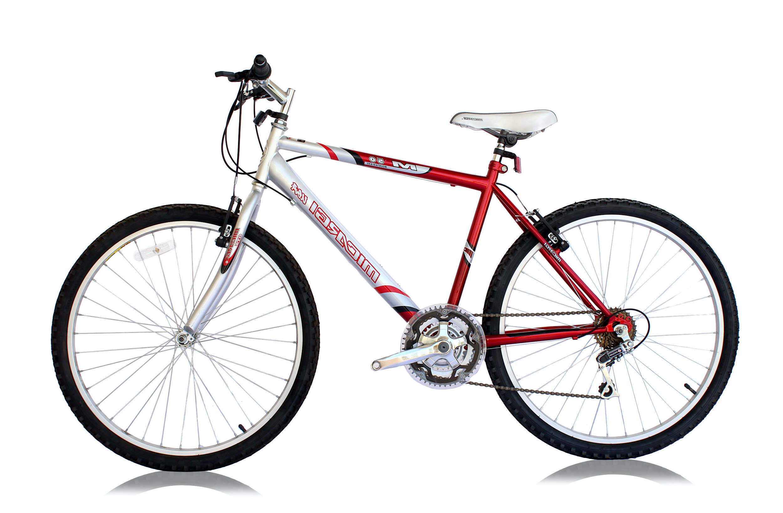 Wonder Wheels 26 Inch Mountain Bike MTB 18 Speed Bicycle, Bike, Steel Frame Alloy Rims 36 H - Burgundy - image 4 of 7