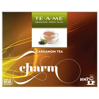 Ahmad Tea Black Tea, Cardamom Teabags (No Envelopes), 100 ct - Caffeinated  and Sugar-Free Cardamom 100 Count (Pack of 1)
