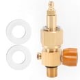 thumbnail image 1 of Professional Co2 Refill Adapter For Your Soda Machine, Durable Brass Construction Ensures Longevity And Reliability In Your Home Brewing Setup, 1 of 5