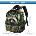 thumbnail image 2 of Raccoon Cute Book Bag with Adjustable Shoulder Strap, Large Capacity, Printed Design - Cute Accessories Backpack, 2 of 6
