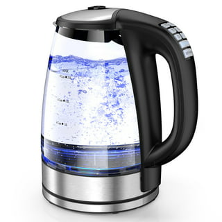 Zeppoli Electric Tea Kettle Glass Hot Water Tea Pot 1.7L Fast  Boil,Pre-owned