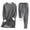 Gray, variant on Elainilye Fashion Womens Thermal Underwear Fleece Lined Long Underwear Set Cold Weather Pajamas Top Bottom Set,Brown