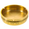 thumbnail image 3 of Metal Round Ashtray Household Tabletop Ashtray Retro Simple Living Room Ashtray, 3 of 8
