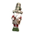 thumbnail image 4 of Muñeca navideña con patas retráctiles, juguete con personaje navideño, decoración navideña, figura de acción retráctil con patas extensibles para mesa Papá Noel S, 4 of 8